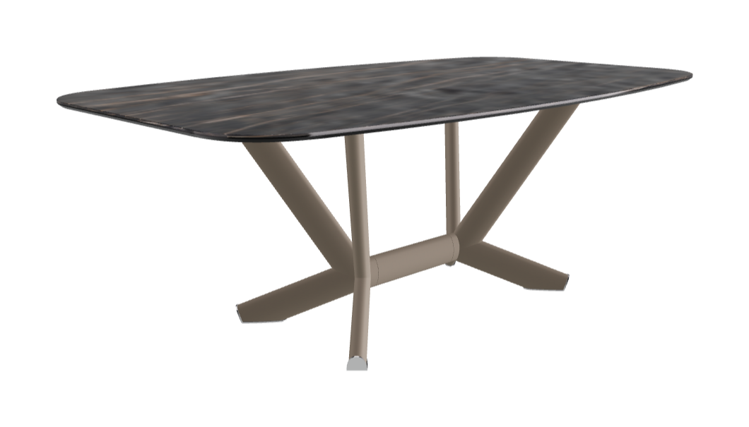 Cattelan Italia Planer Keramik Barrel Shaped Dining Table 200 & 240