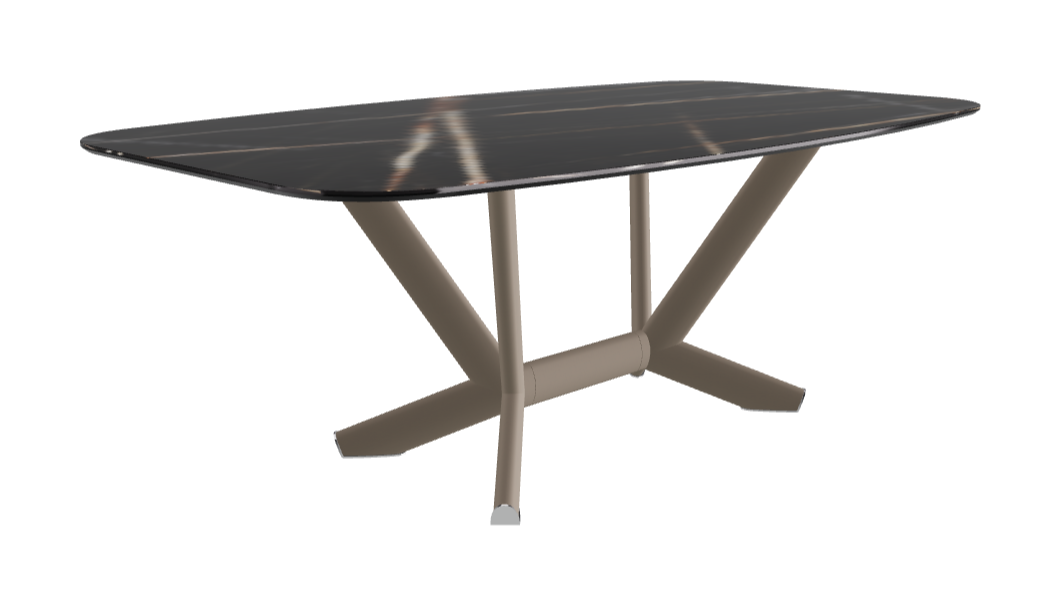 Cattelan Italia Planer Keramik Barrel Shaped Dining Table 200 & 240
