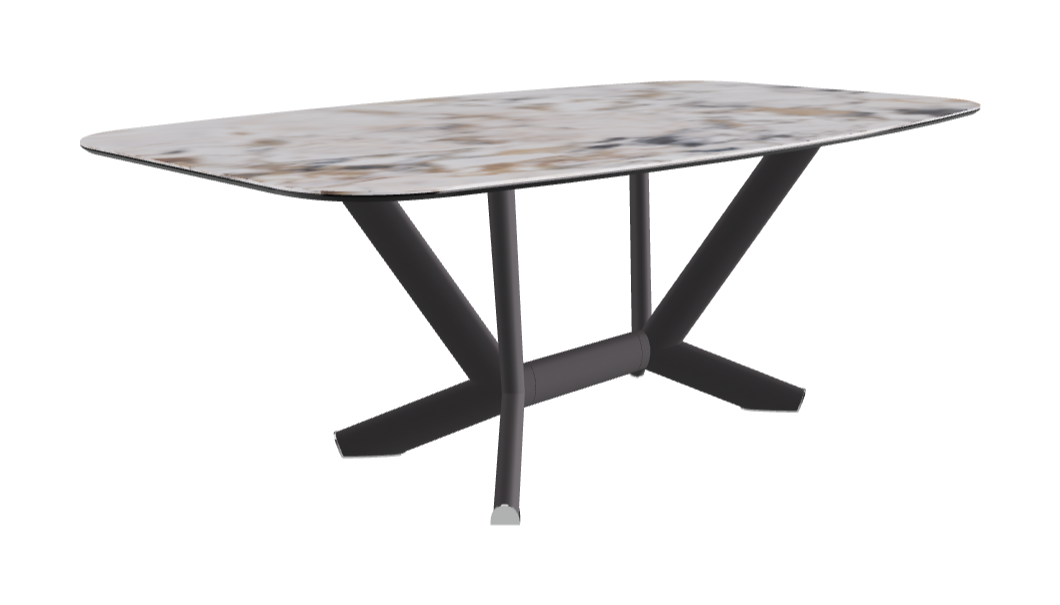 Cattelan Italia Planer Keramik Barrel Shaped Dining Table 200 & 240