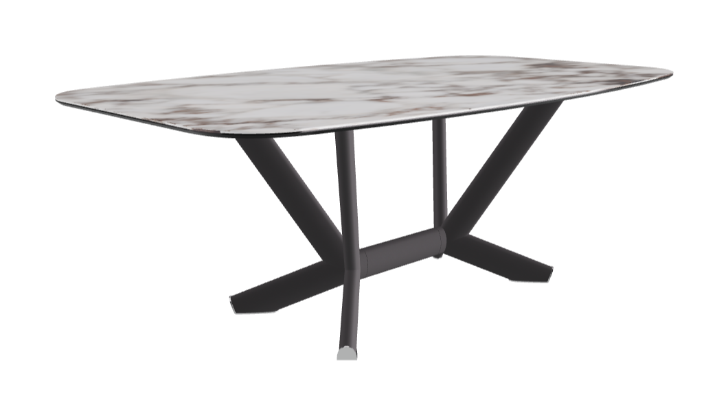 Cattelan Italia Planer Keramik Barrel Shaped Dining Table 200 & 240