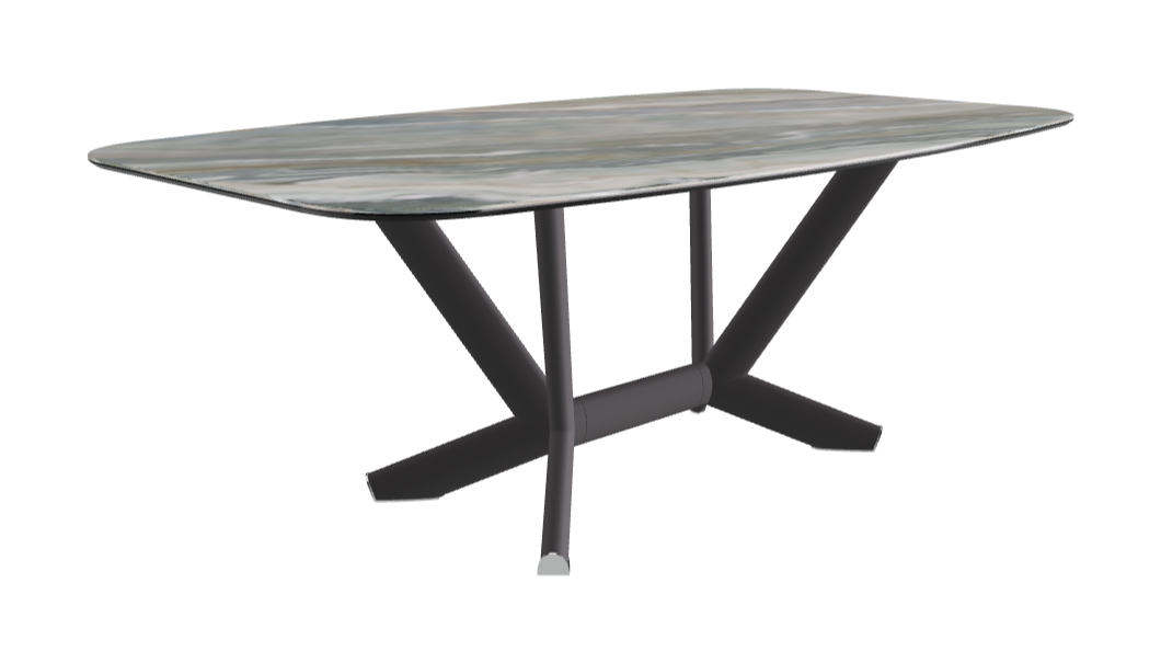 Cattelan Italia Planer Keramik Barrel Shaped Dining Table 200 & 240