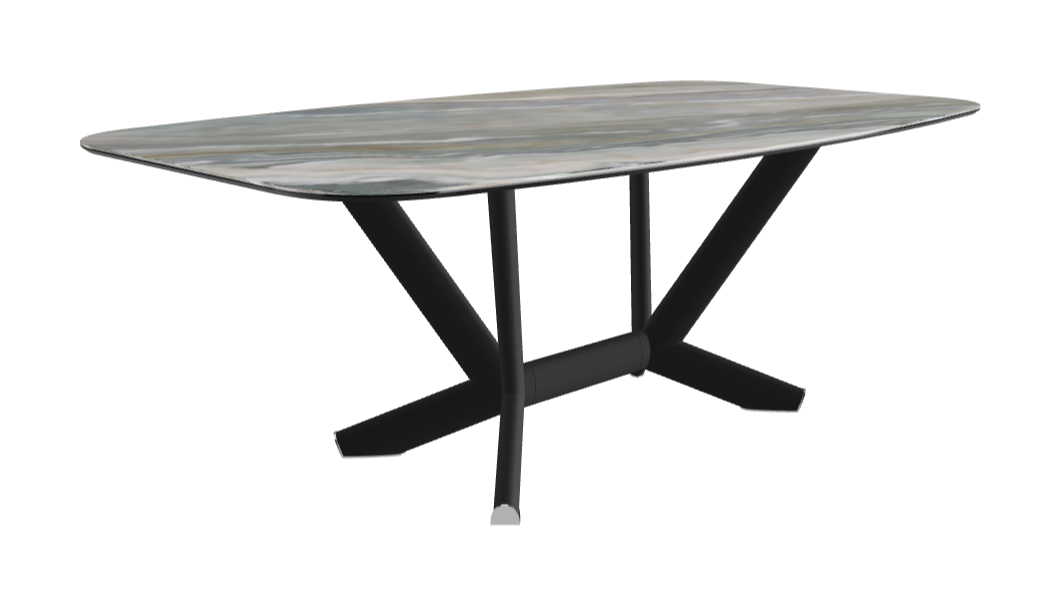 Cattelan Italia Planer Keramik Barrel Shaped Dining Table 200 & 240