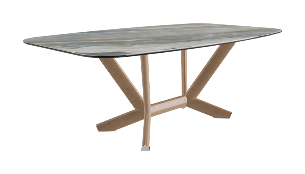 Cattelan Italia Planer Keramik Barrel Shaped Dining Table 200 & 240