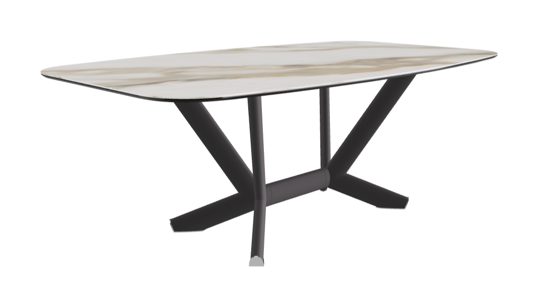 Cattelan Italia Planer Keramik Barrel Shaped Dining Table 200 & 240