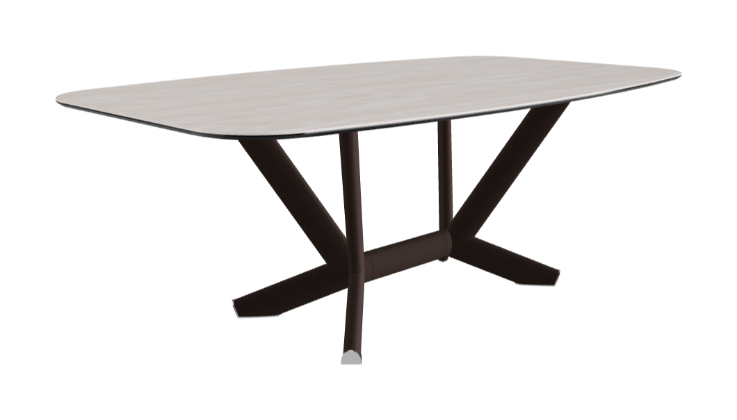Cattelan Italia Planer Keramik Barrel Shaped Dining Table 200 & 240