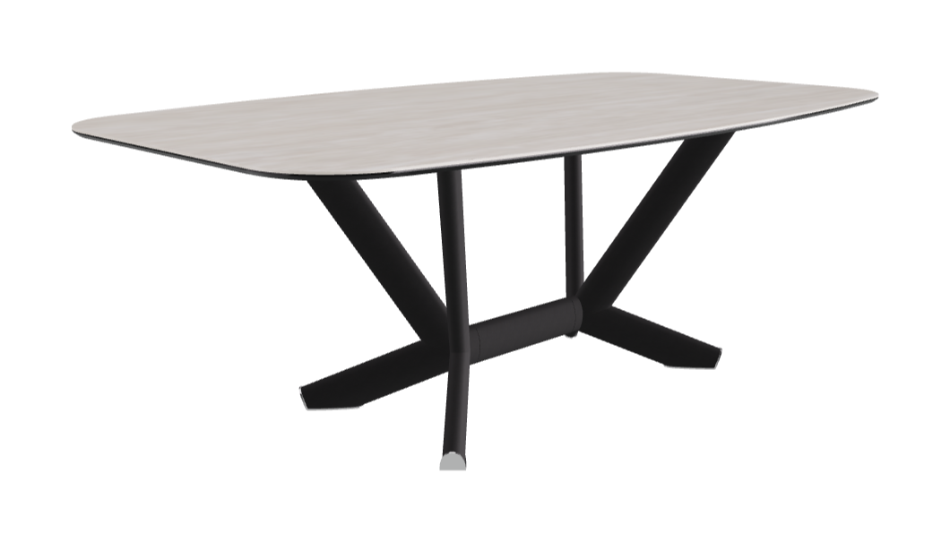 Cattelan Italia Planer Keramik Barrel Shaped Dining Table 200 & 240