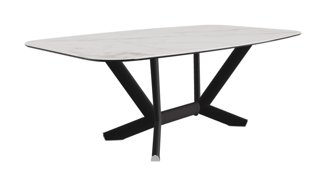 Cattelan Italia Planer Keramik Barrel Shaped Dining Table 200 & 240