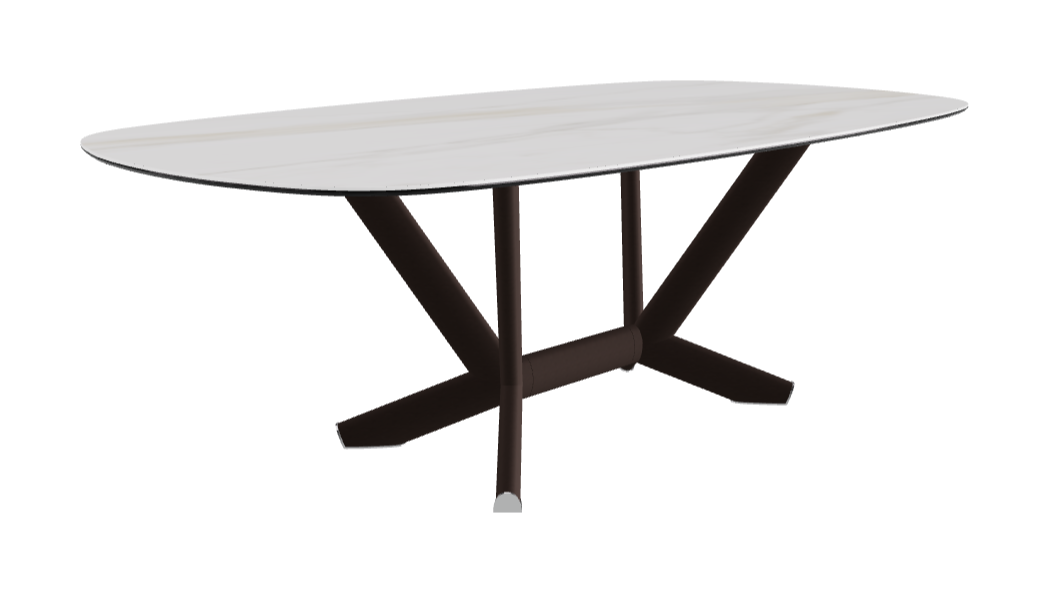 Cattelan Italia Planer Keramik Rectangular & Biscuit Shaped Dining Table 220 & 300