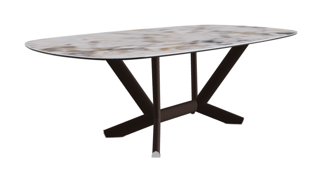 Cattelan Italia Planer Keramik Rectangular & Biscuit Shaped Dining Table 220 & 300