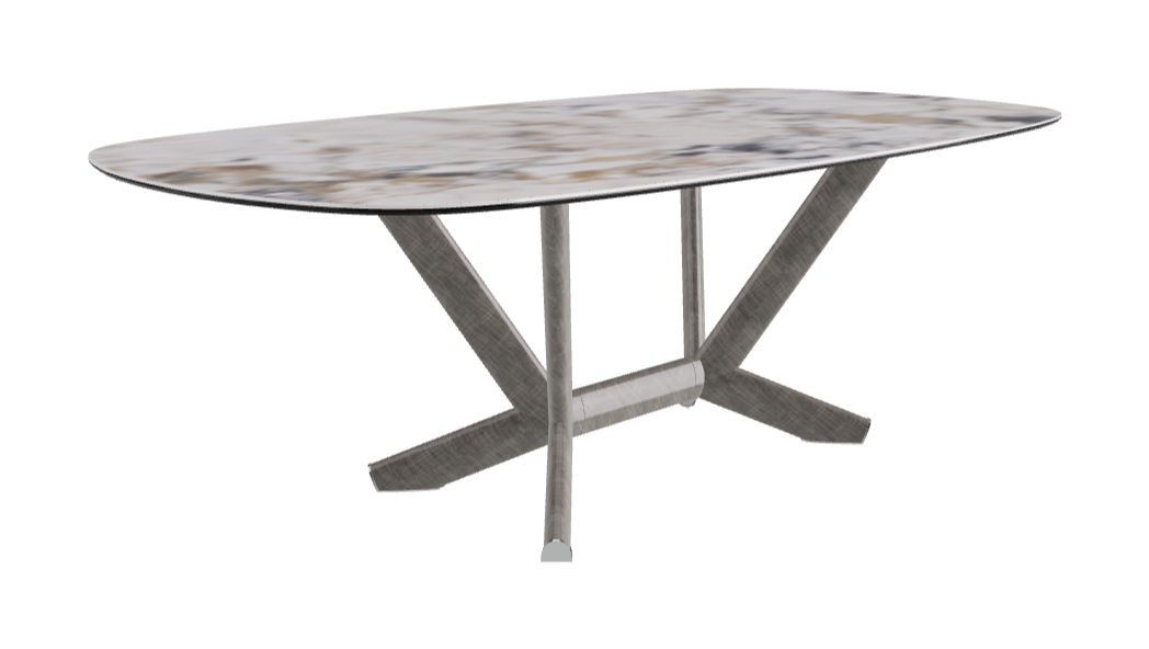 Cattelan Italia Planer Keramik Rectangular & Biscuit Shaped Dining Table 220 & 300