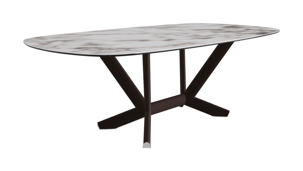 Cattelan Italia Planer Keramik Rectangular & Biscuit Shaped Dining Table 220 & 300