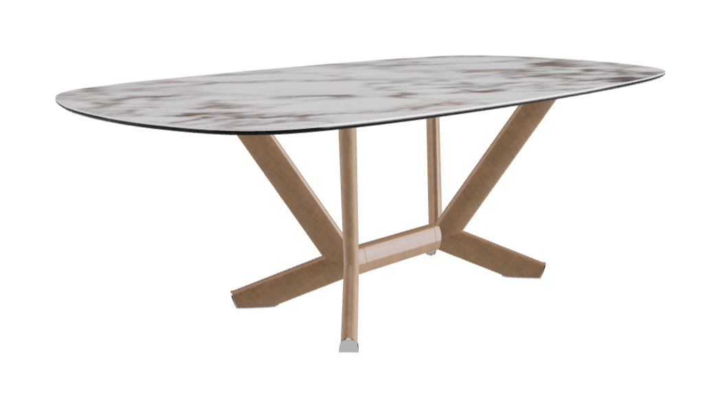 Cattelan Italia Planer Keramik Rectangular & Biscuit Shaped Dining Table 220 & 300