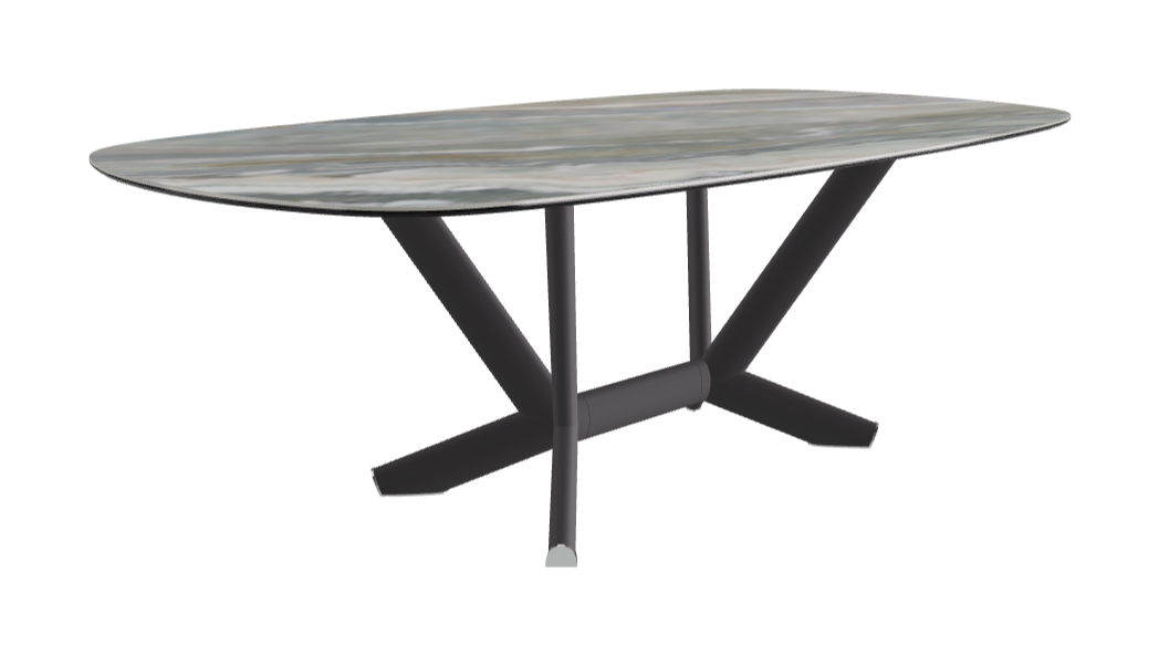 Cattelan Italia Planer Keramik Rectangular & Biscuit Shaped Dining Table 220 & 300