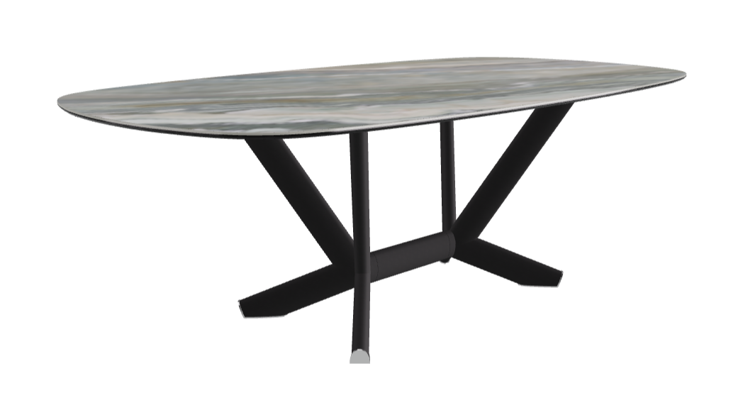 Cattelan Italia Planer Keramik Rectangular & Biscuit Shaped Dining Table 220 & 300