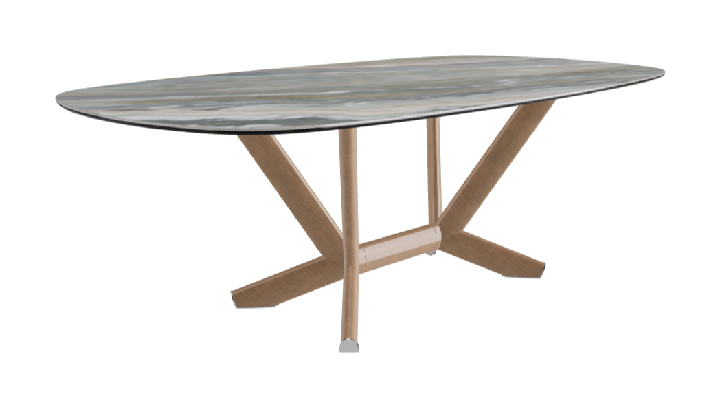 Cattelan Italia Planer Keramik Rectangular & Biscuit Shaped Dining Table 220 & 300