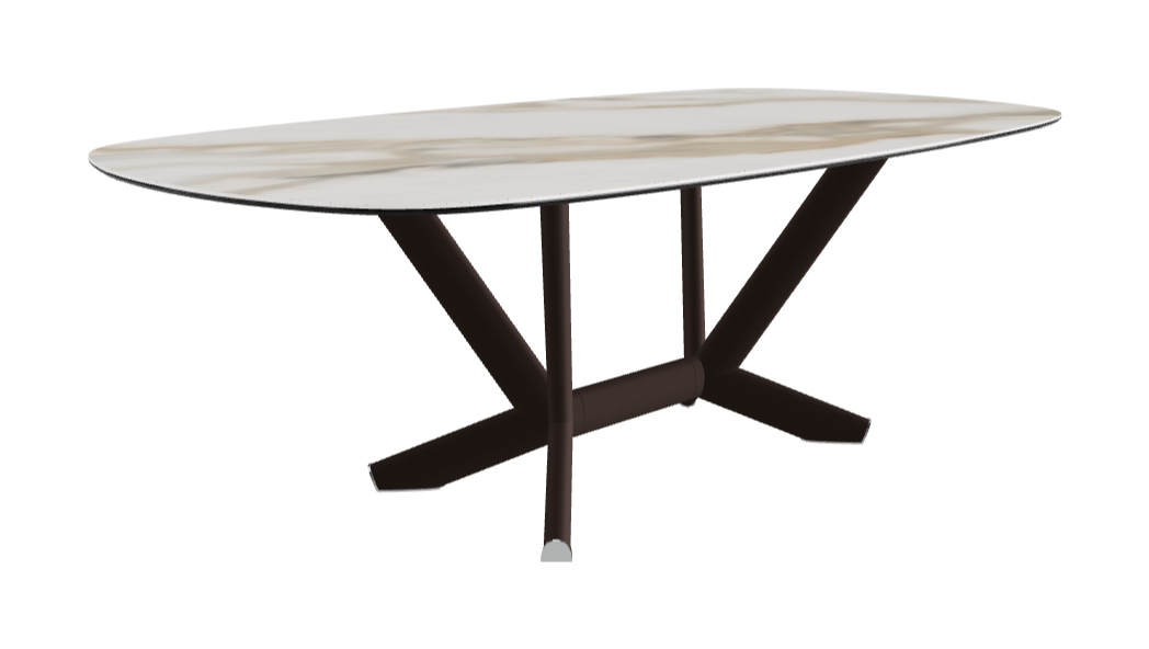 Cattelan Italia Planer Keramik Rectangular & Biscuit Shaped Dining Table 220 & 300