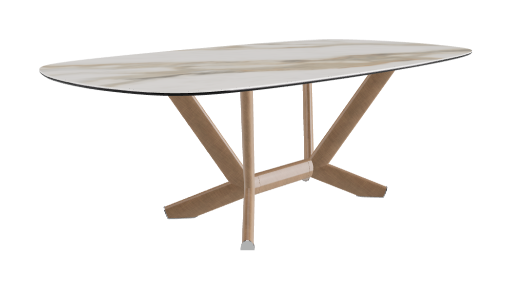 Cattelan Italia Planer Keramik Rectangular & Biscuit Shaped Dining Table 220 & 300