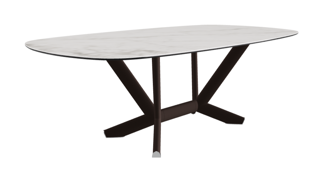 Cattelan Italia Planer Keramik Rectangular & Biscuit Shaped Dining Table 220 & 300
