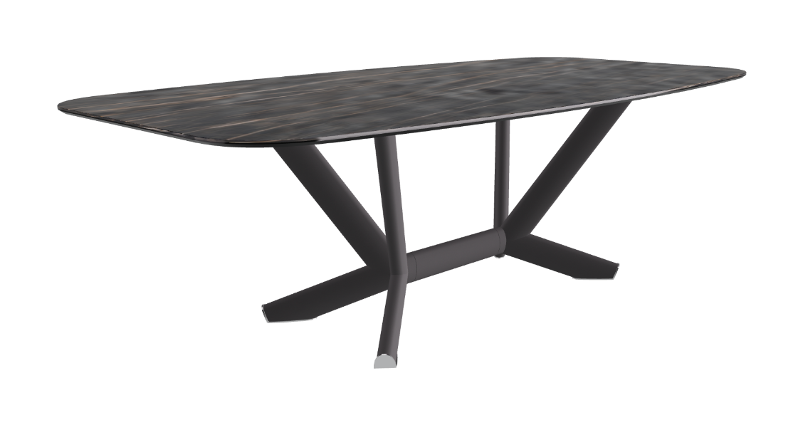 Cattelan Italia Planer Keramik Barrel Shaped Dining Table 200 & 240