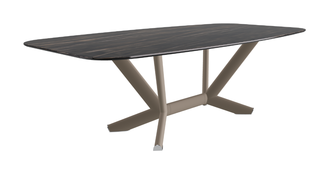 Cattelan Italia Planer Keramik Barrel Shaped Dining Table 200 & 240