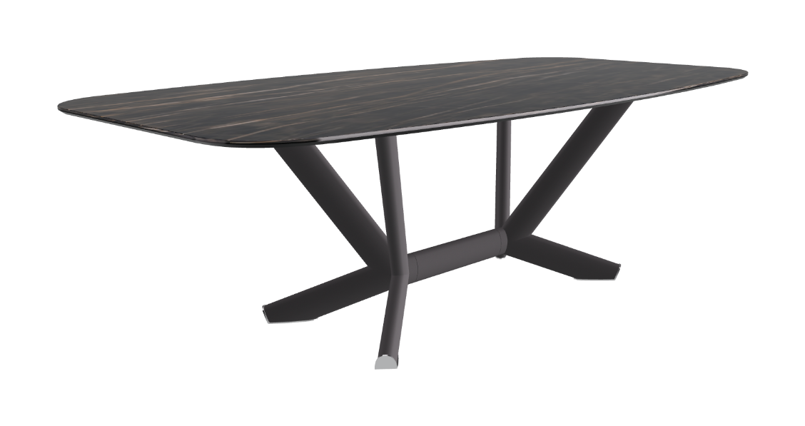 Cattelan Italia Planer Keramik Barrel Shaped Dining Table 200 & 240