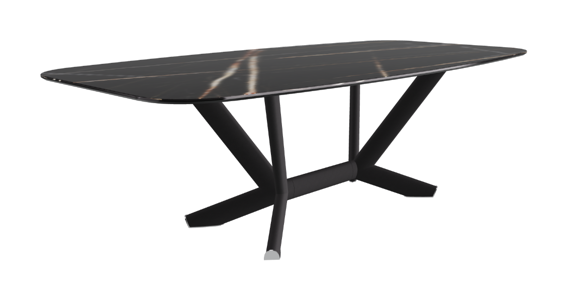 Cattelan Italia Planer Keramik Barrel Shaped Dining Table 200 & 240
