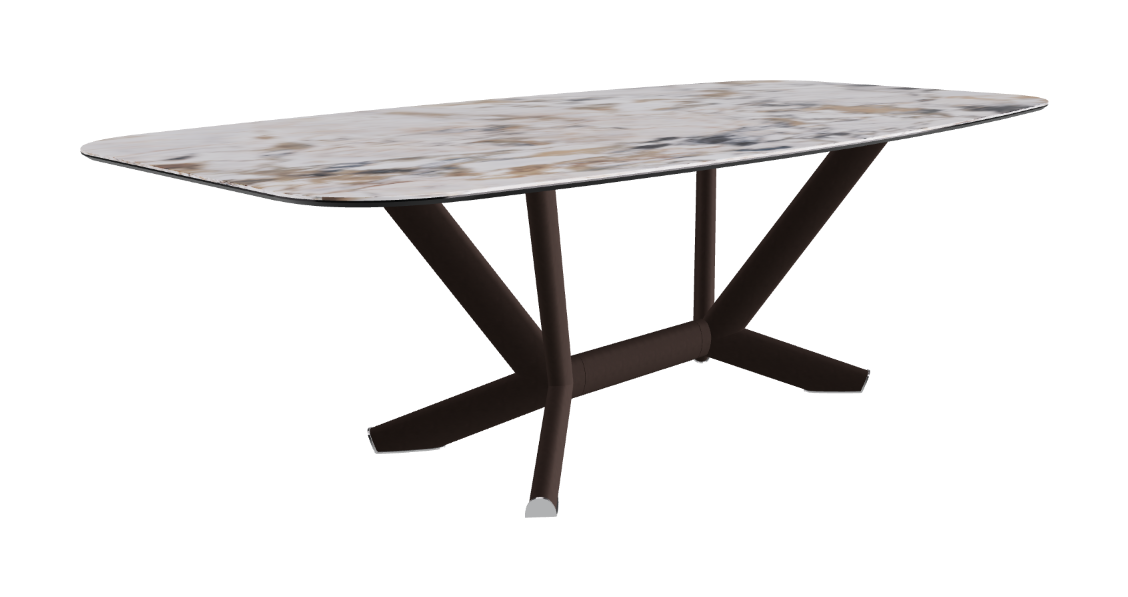 Cattelan Italia Planer Keramik Barrel Shaped Dining Table 200 & 240