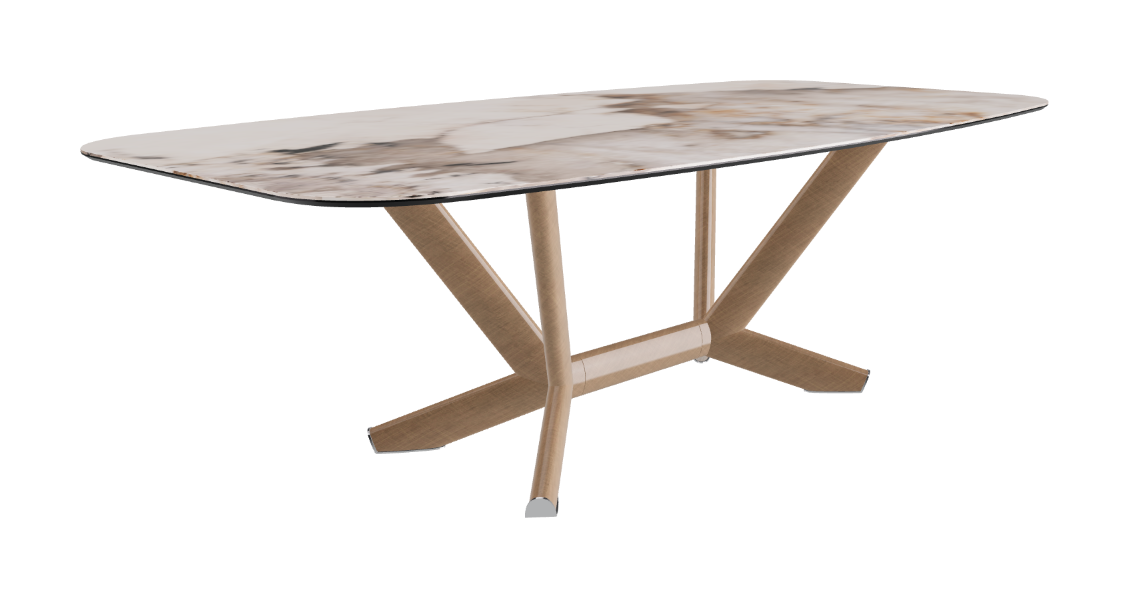 Cattelan Italia Planer Keramik Barrel Shaped Dining Table 200 & 240