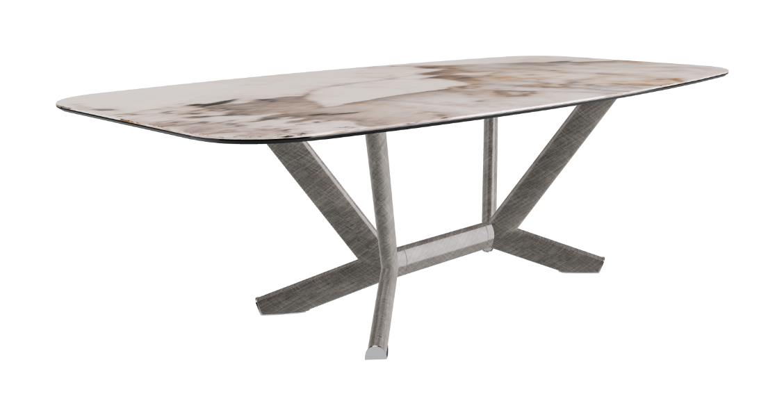 Cattelan Italia Planer Keramik Barrel Shaped Dining Table 200 & 240