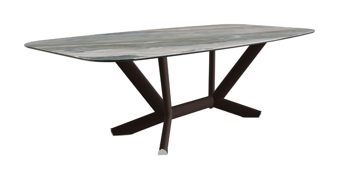 Cattelan Italia Planer Keramik Barrel Shaped Dining Table 200 & 240
