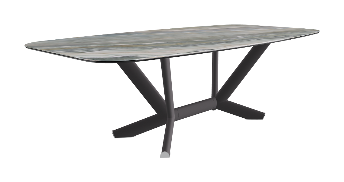 Cattelan Italia Planer Keramik Barrel Shaped Dining Table 200 & 240