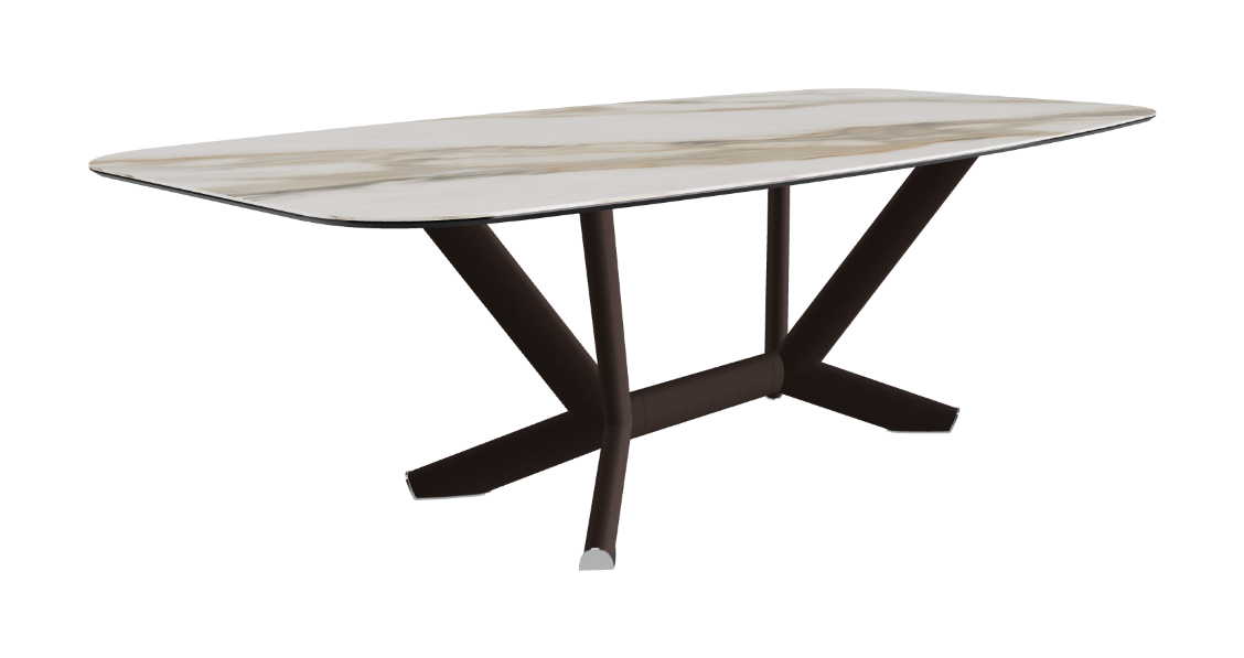 Cattelan Italia Planer Keramik Barrel Shaped Dining Table 200 & 240