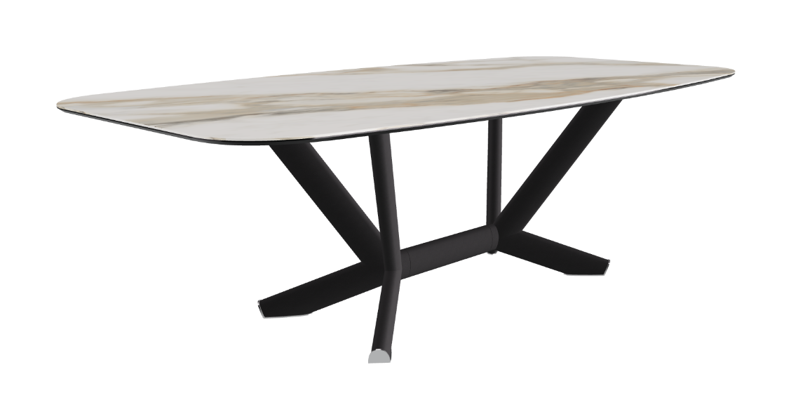 Cattelan Italia Planer Keramik Barrel Shaped Dining Table 200 & 240