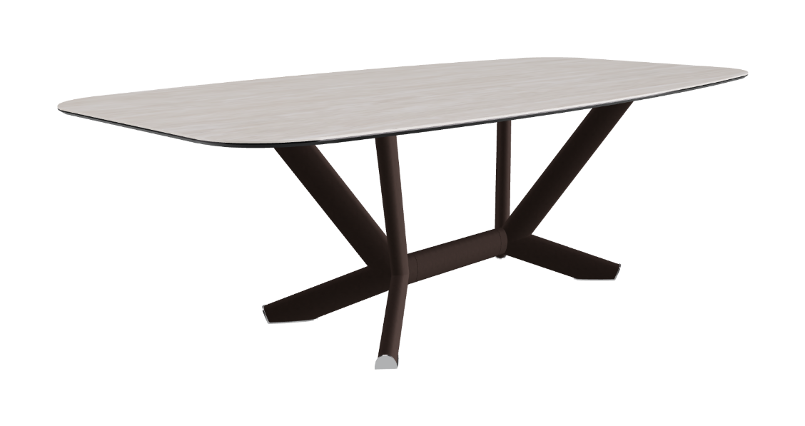 Cattelan Italia Planer Keramik Barrel Shaped Dining Table 200 & 240