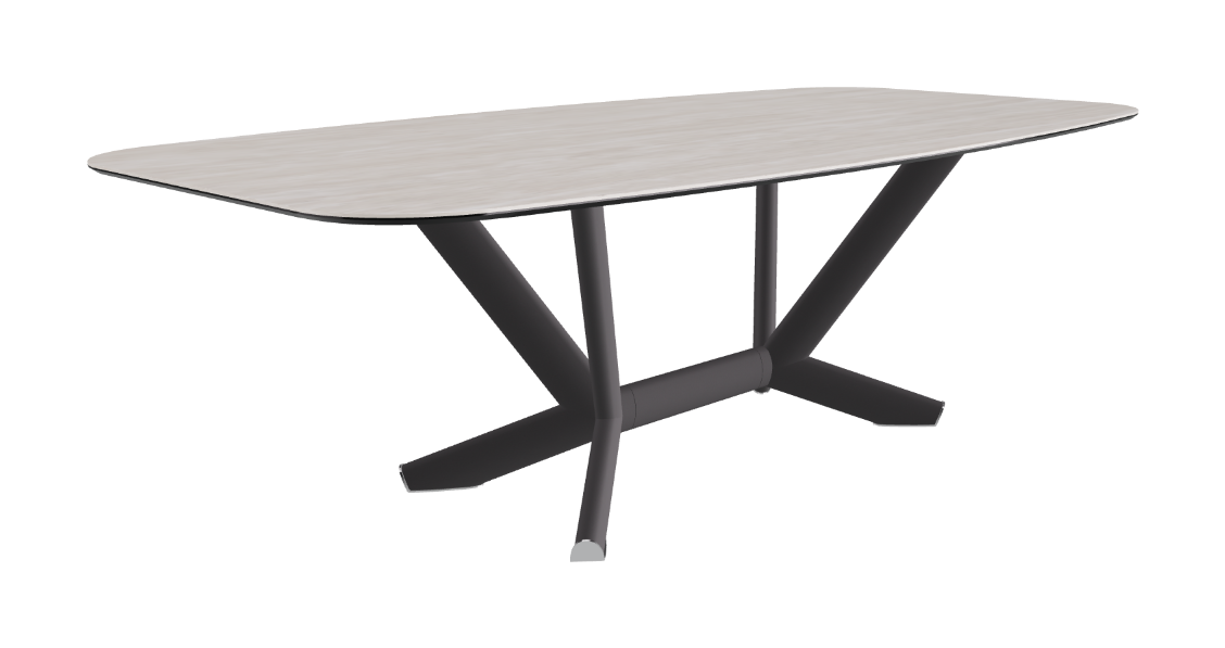 Cattelan Italia Planer Keramik Barrel Shaped Dining Table 200 & 240