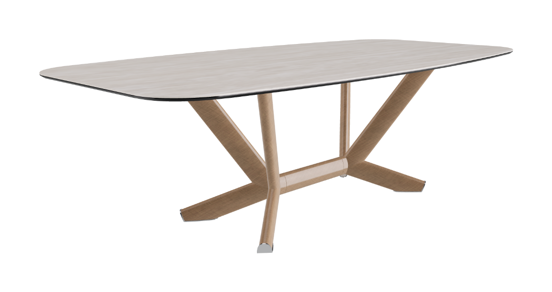 Cattelan Italia Planer Keramik Barrel Shaped Dining Table 200 & 240