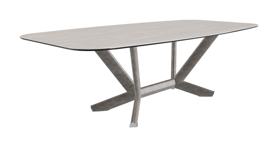 Cattelan Italia Planer Keramik Barrel Shaped Dining Table 200 & 240