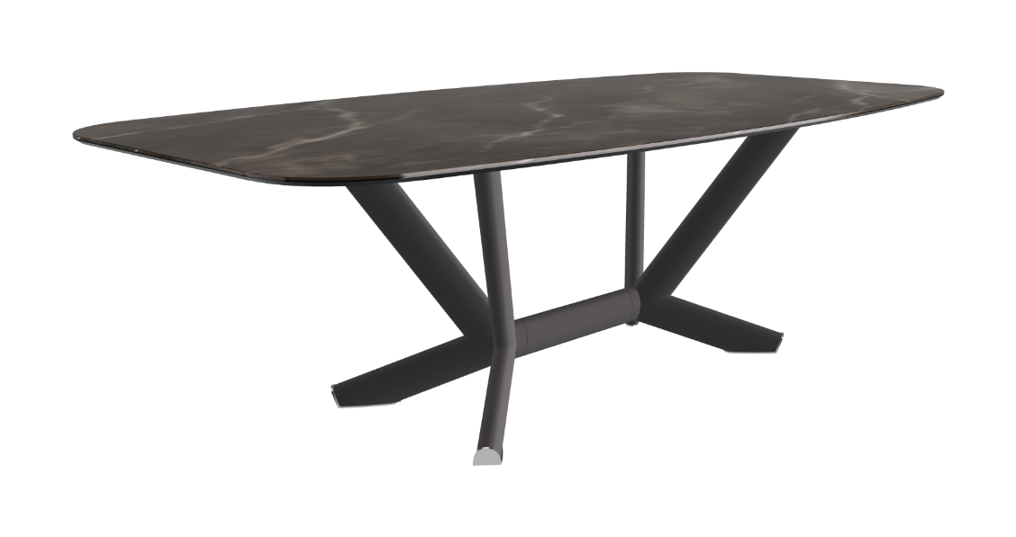Cattelan Italia Planer Keramik Barrel Shaped Dining Table 200 & 240
