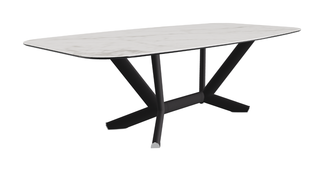 Cattelan Italia Planer Keramik Barrel Shaped Dining Table 200 & 240