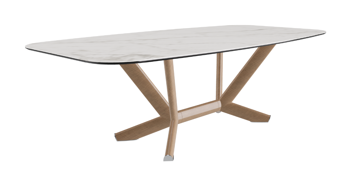 Cattelan Italia Planer Keramik Barrel Shaped Dining Table 200 & 240