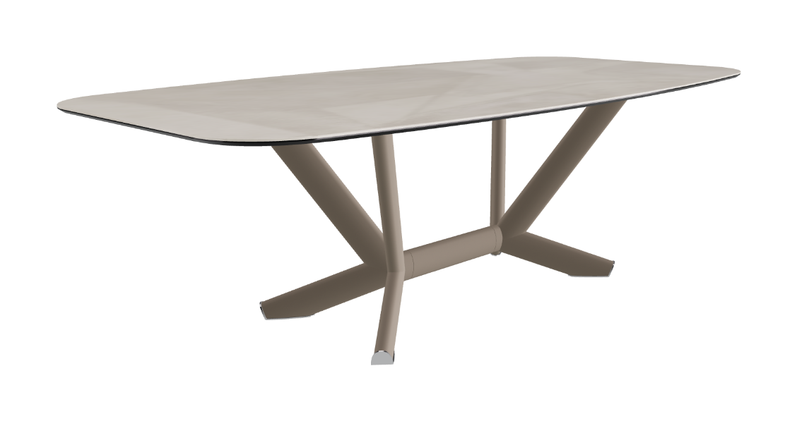 Cattelan Italia Planer Keramik Barrel Shaped Dining Table 200 & 240