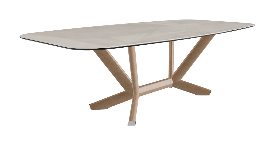 Cattelan Italia Planer Keramik Barrel Shaped Dining Table 200 & 240