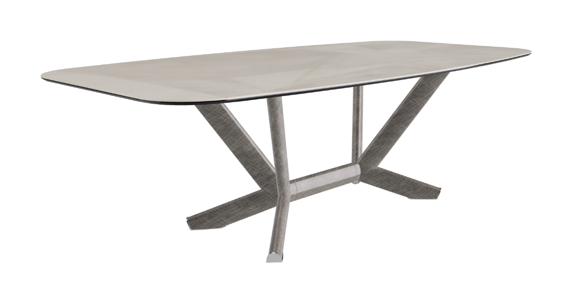 Cattelan Italia Planer Keramik Barrel Shaped Dining Table 200 & 240