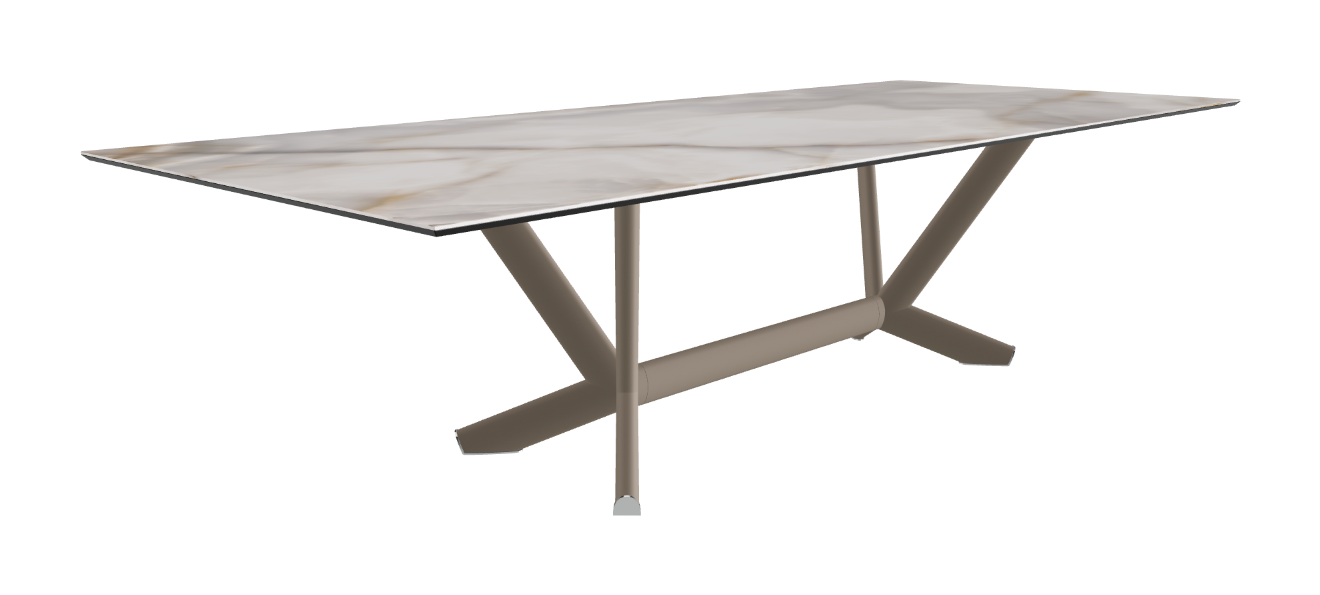 Cattelan Italia Planer Keramik Rectangular & Biscuit Shaped Dining Table 220 & 300