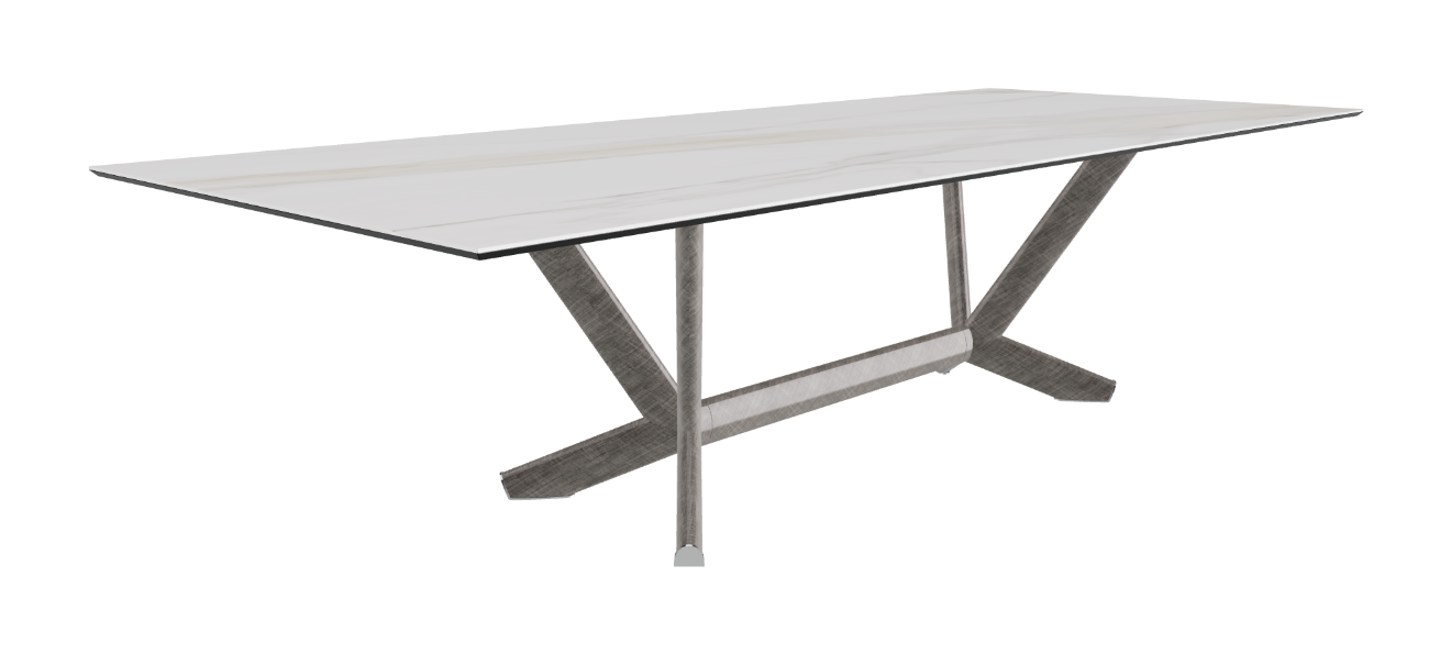 Cattelan Italia Planer Keramik Rectangular & Biscuit Shaped Dining Table 220 & 300