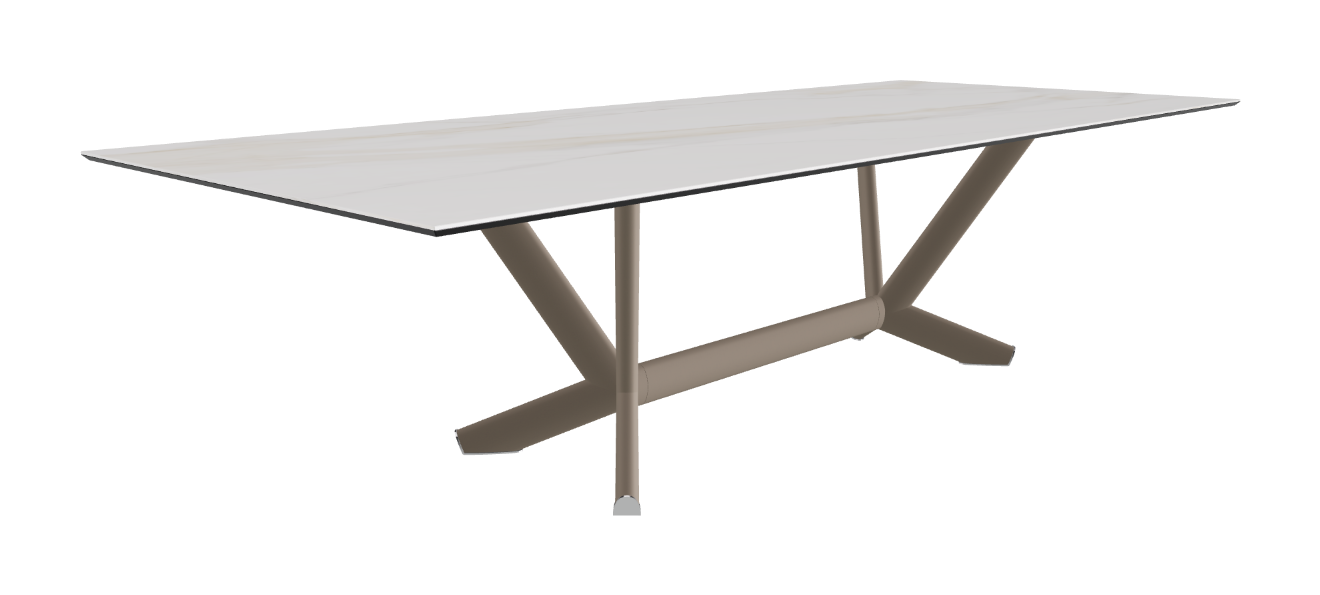 Cattelan Italia Planer Keramik Rectangular & Biscuit Shaped Dining Table 220 & 300