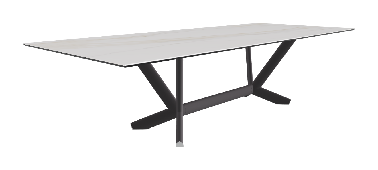 Cattelan Italia Planer Keramik Rectangular & Biscuit Shaped Dining Table 220 & 300