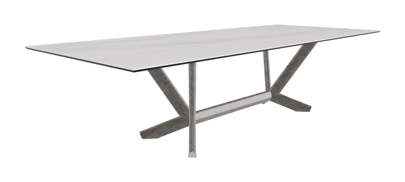Cattelan Italia Planer Keramik Rectangular & Biscuit Shaped Dining Table 220 & 300
