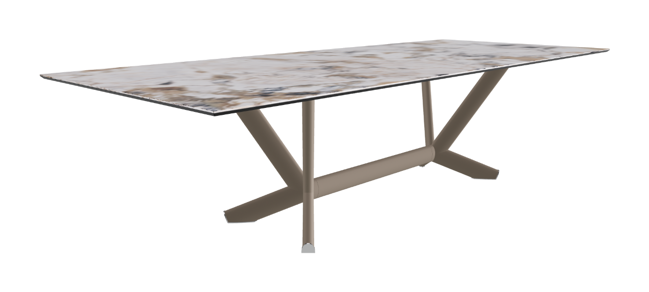 Cattelan Italia Planer Keramik Rectangular & Biscuit Shaped Dining Table 220 & 300