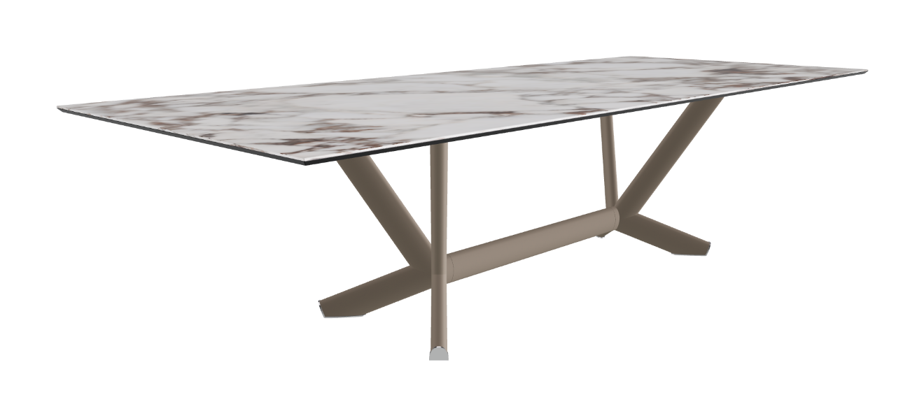 Cattelan Italia Planer Keramik Rectangular & Biscuit Shaped Dining Table 220 & 300